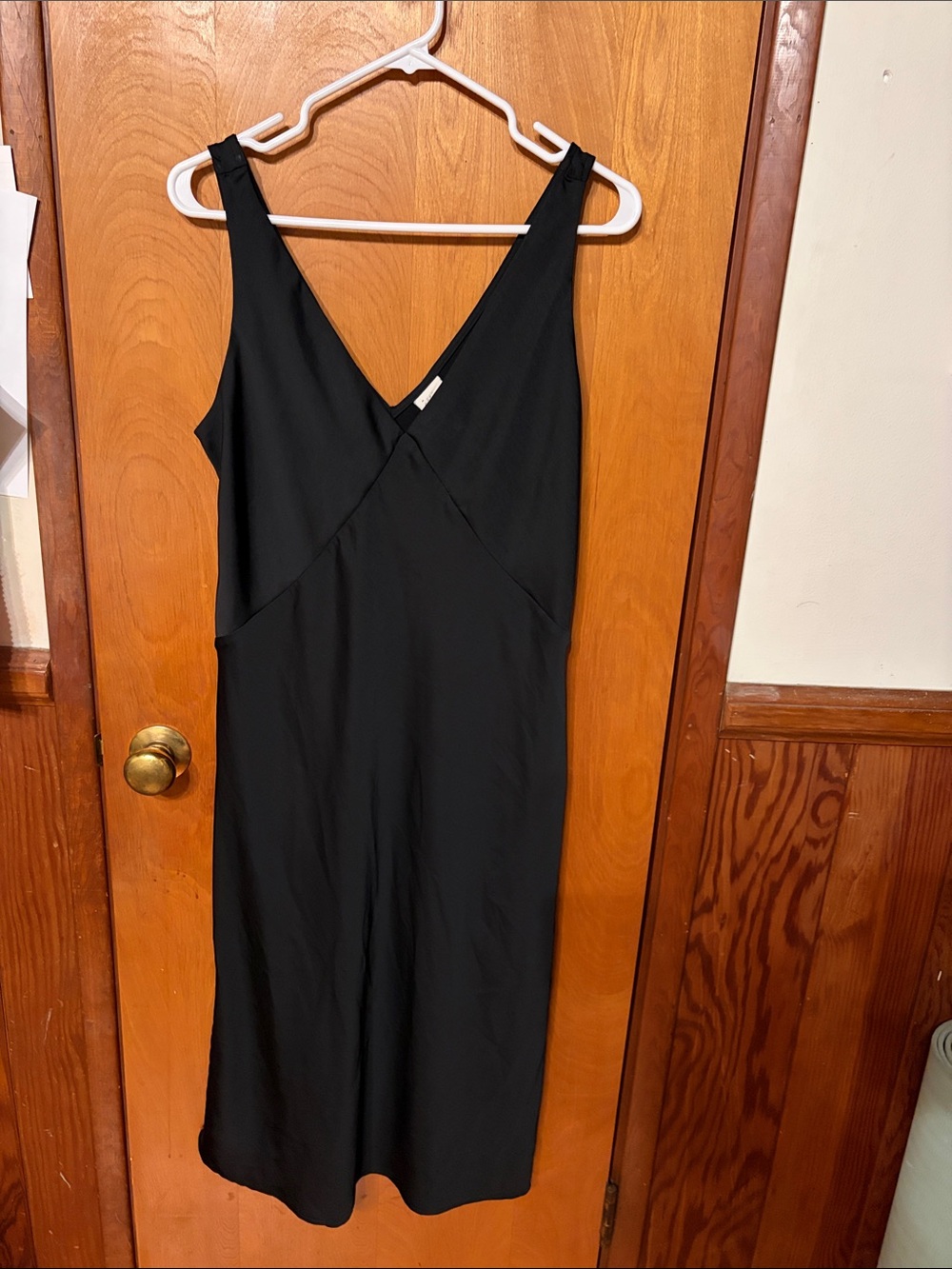 a new day Black V-Neck Slip Dress